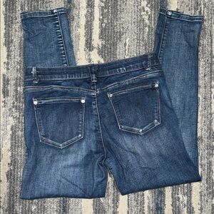 Size 6 Wit & Wisdom Dark Blue Skinny Jeans